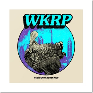 Thanksgiving WKRP Turkey Drop Posters and Art